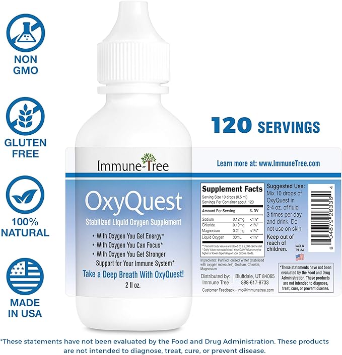 Immune Tree Oxyquest Multivitamins 2 Ounce