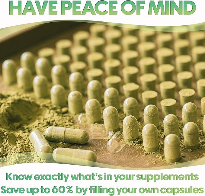 XPRS Nutra Vegan Size 000 Separated Capsules- 1000 Count Premium Empty Caps Separated in Bags - Clear Empty Capsules - 000 Pills for DIY Supplement Filling