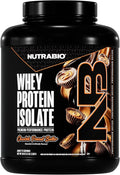 NutraBio 100% Whey Protein Isolate Protein Powder 25g Protein with Complete Amino Acid Profile Non-GMO Soy &amp Gluten Free Low Carb Low Calorie Whey Protein Powder Chocolate Peanut Butter 5 L