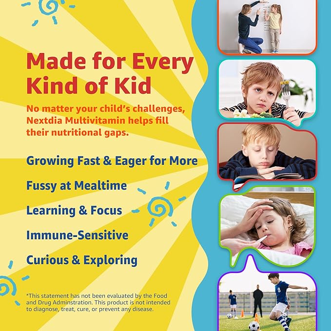 (2 Pack) Kids Multivitamin Gummies with Iron Sugar Free Kids Daily Vitamins + Probiotics Algae Omega 3 (EPA/DHA) A C D Methyl B12 Folate B6 Zinc Biotin for Healthy Growth Immune Support