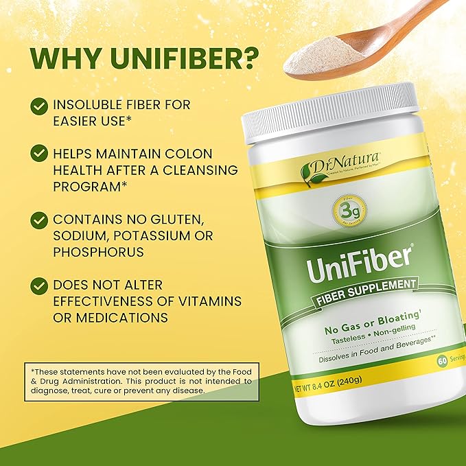 Dr. Natura® Unifiber Natural Fiber Supplement 8.4-Ounce. (Pack of 12)