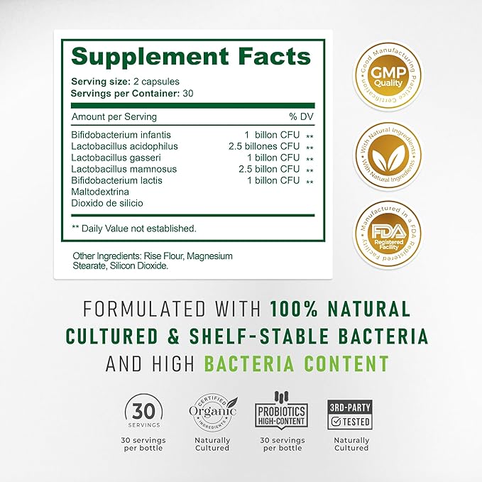 Bacterium Plus Natural Product Immune System Support Patented Formula Original Product - 120 Count - Pack of 2