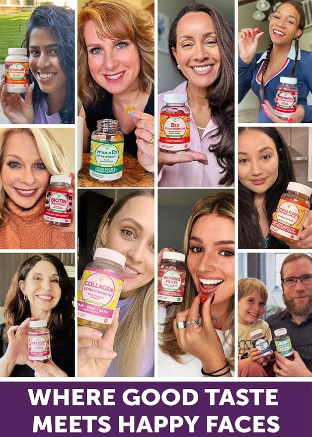 Lunakai USA Made 50 Plus Women's Multivitamin Gummies - Delicious Formula Enhanced with Essential Vitamins &amp Minerals for Health &amp Vitality - 60ct