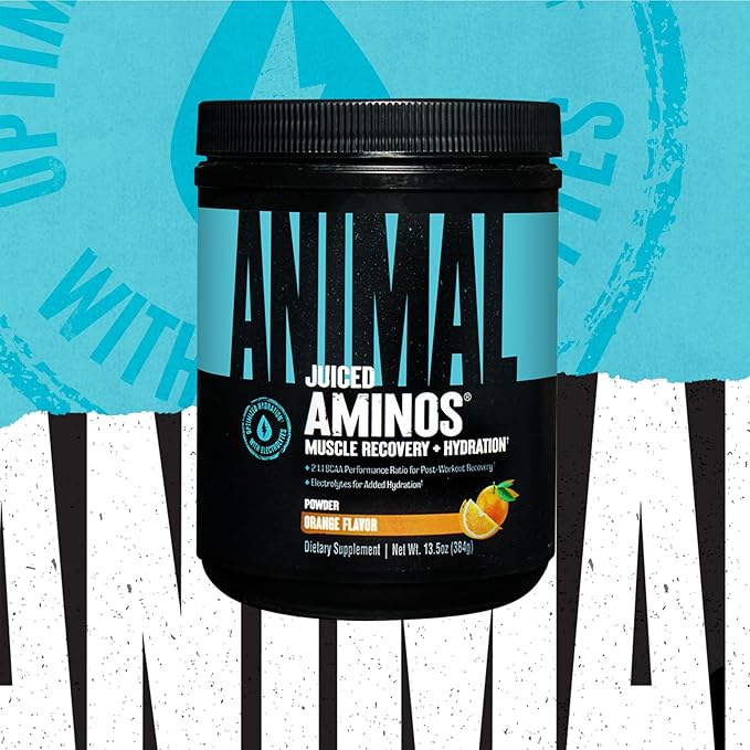 Animal Whey Isolate Whey Protein Powder – Isolate Loaded for Post Workout and Recovery &amp Juiced Aminos - 6g BCAA/EAA Matrix Plus 4g Amino Acid Blend