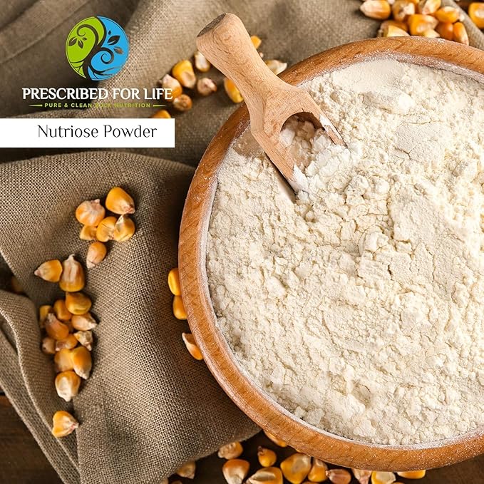 Prescribed For Life Nutriose Powder Natural Fiber Supplement Prebiotic Soluble Corn Fiber for Adults Gluten Free Vegan Non GMO (2kg)