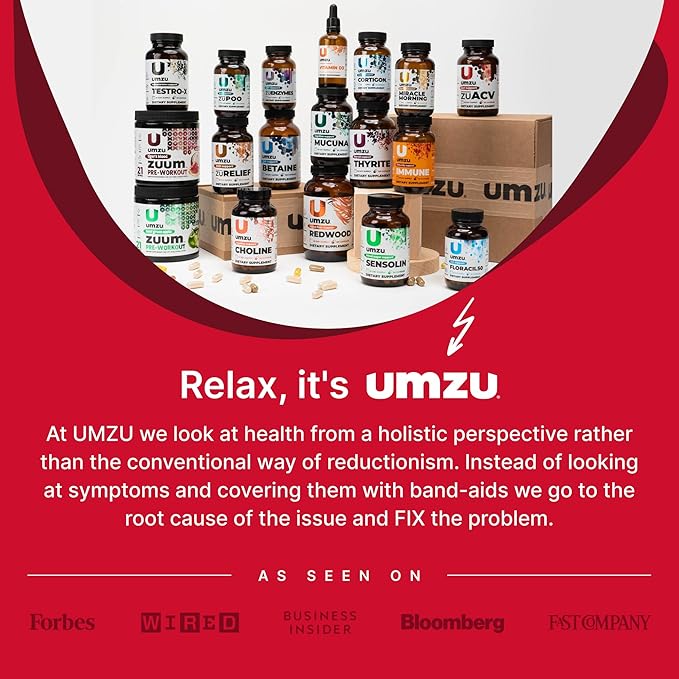 UMZU zuACV Apple Cider Vinegar + Prebiotics Supplement (30 Day Supply) – ACV &amp Inulin Fiber Blend – Gut Health Support with ACV Capsules for Daily Digestive Health &amp Wellness Balance Formula