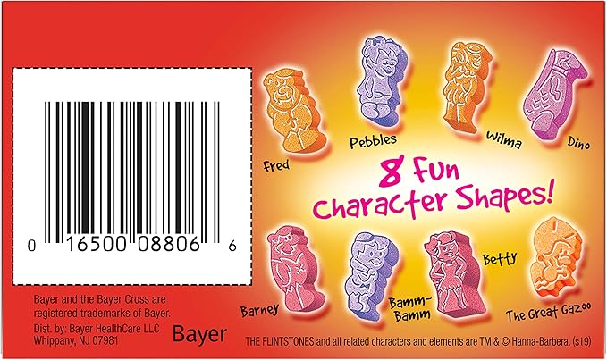Flintstones Complete Children's Multivitamin Tasti Smooth Chewable Tablets - 60 ct Pack of 4