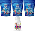 BariatricPal 90-Day Bariatric Vitamin Bundle (Multivitamin ONE 1 per Day! Capsule with 18mg Iron and Calcium Citrate Soft Chews 500mg with Probiotics - Blue Raspberry)