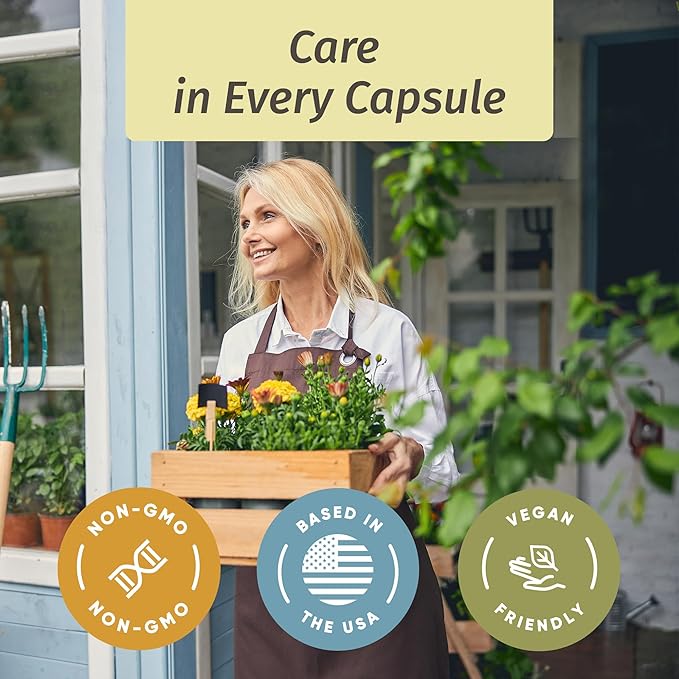 HERBAMAMA Inulin Powder Capsules 1200mg - Digestive Support &amp Gut Cleanse with Inulin Prebiotic Fiber - Vegan Non-GMO Chicory Root Powder Supplement