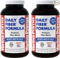 Yerba Prima Daily Fiber Formula Powder - 12 oz (Pack of 2) - Soluble &amp Insoluble Dietary Fiber Supplement - Colon Cleanse - Gut Health - Vegan Non-GMO Gluten-Free