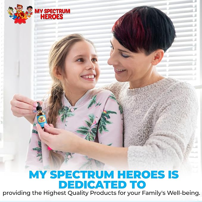 My Spectrum Heroes - Immuni-D Liquid Vitamin D3 Supplement 1000 IU Per Serving Gluten-Free Tasteless Vitamin Liquid Aids in Mineral Absorption for Kids &amp Adult - 1 FI oz (30 mL)