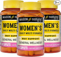 MASON NATURAL Women's Daily Multi Formula with 21 Essential Vitamins and Nutrients Supports General Wellness and Overall Health 90 Caplets (Pack of 3)