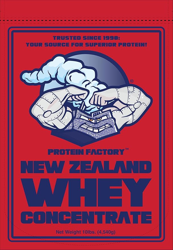 New Zealand Whey Protein - 10 lbs - 100% Grass Fed Non-GMO No Soy Imported Directly from New Zealand 150 Servings