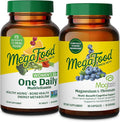 MegaFood Women's 55+ One Daily Multivitamin (90 Tablets) &amp Magtein Magnesium LThreonate (90 Capsules) Bundle - Supports Bones Energy &amp Immune System - Cognitive Support - Gluten Free &amp Ve