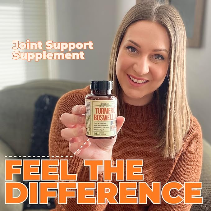 Vimerson Health Quercetin with Bromelain &amp Boswellia Turmeric Supplement – Powerful Joint Immune Support Duo