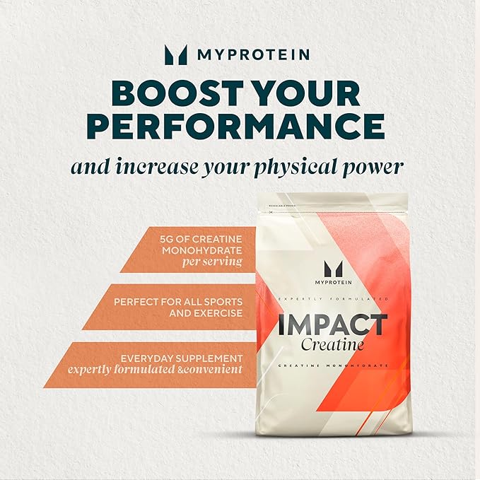 Myprotein Impact Whey Protein Powder Chocolate Smooth 5.5lb + Creatine Monohydrate Powder 0.5lb | High Protein Muscle Support Bundle | Recovery &amp Performance Stack