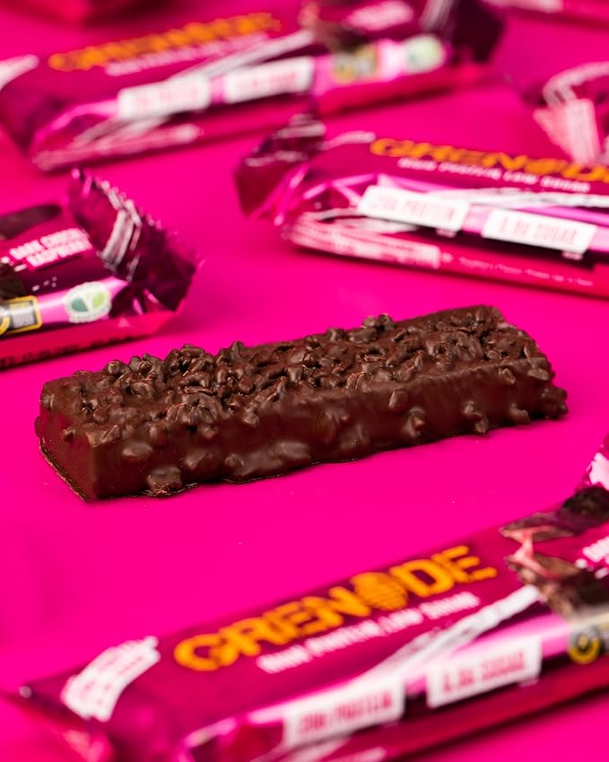 Grenade High Protein Bar - Dark Chocolate Raspberry 12 x 60 g
