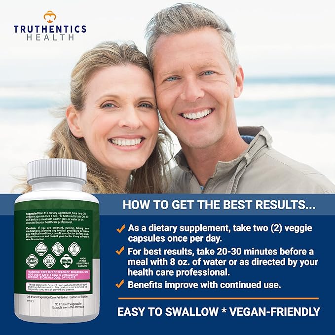 Truthentics Quercetin with Bromelain and Zinc Plus Advanced Probiotic with Prebiotics Bundle - Immune Respiratory &amp Digestive Support - Gluten Free Non-GMO