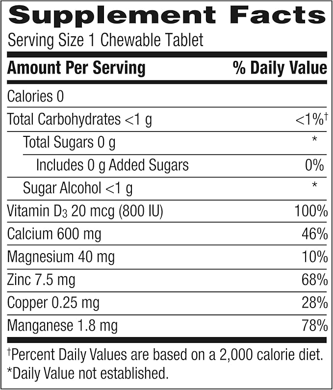 Caltrate Chewables 600 +D3 Plus Minerals Calcium and Vitamin D Sugar Free Cherry Orange and Fruit Punch 155 count
