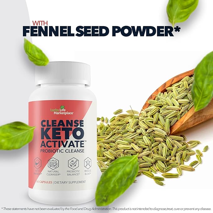 CLEANSE KETO ACTIVATE - KETO CLEANSE FOR WOMEN &amp MEN - HELP FLUSH TOXINS &amp IMPURITIES - PROMOTE REGULARITY - AID DIGESTION &amp DETOX - KETO CLEANSE &amp DETOX - SUPPORT HEALTHY BODY FUNCTIO