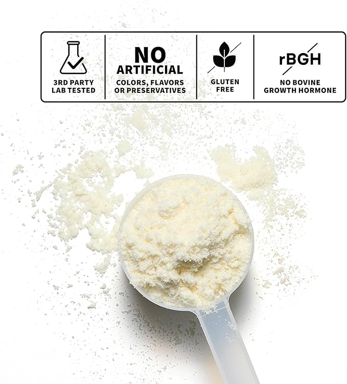 NOBULL Grass-Fed Whey Protein Isolate | Clean Whey Protein Powder for Muscle Growth Recovery &amp Performance Nutrition Vanilla 30 Servings