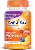 One A Day Women’s VitaCraves Multivitamin Gummies Supplement with Vitamin A Vitamin C Vitamin D Vitamin E and Zinc for Immune Health Support* Calcium &amp more 70 count