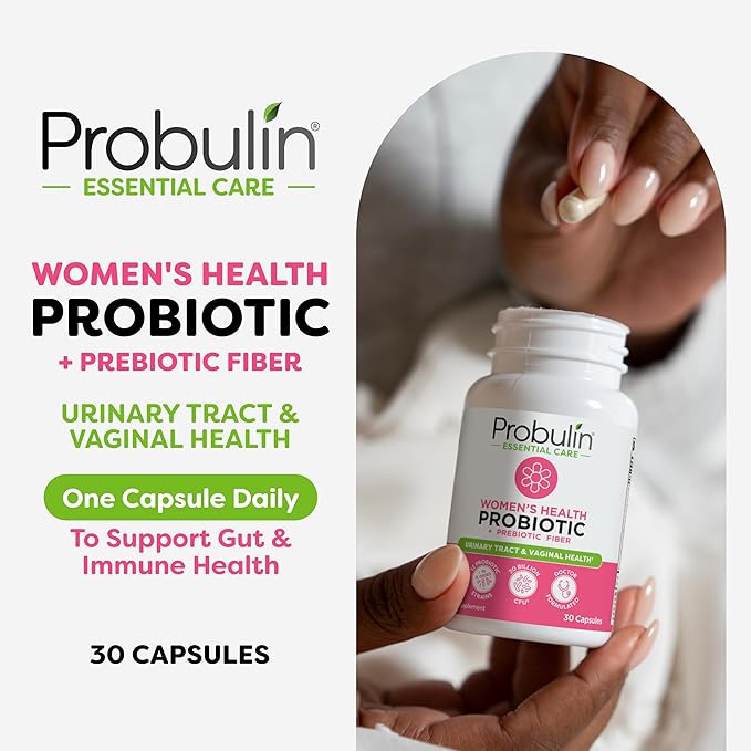 Probulin Women’s Probiotic + Colon Support Bundle – Daily Vaginal Digestive &amp Immune Health – 2-Pack 20 Billion CFU Vegan 30 Count Each
