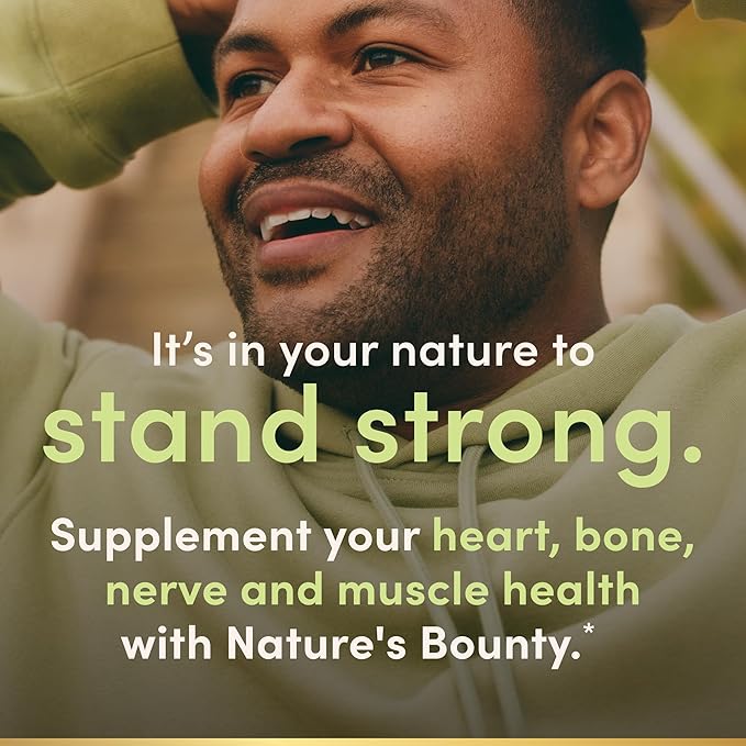Nature's Bounty Calm Magnesium Glycinate Supplement - High Absorption Magnesium for Relaxed Mood Heart &amp Bone Health 90 Capsules (Pack of 3)