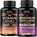 NUTRAHARMONY Vitamin D3 K2 Capsules &amp Menopause Supplement