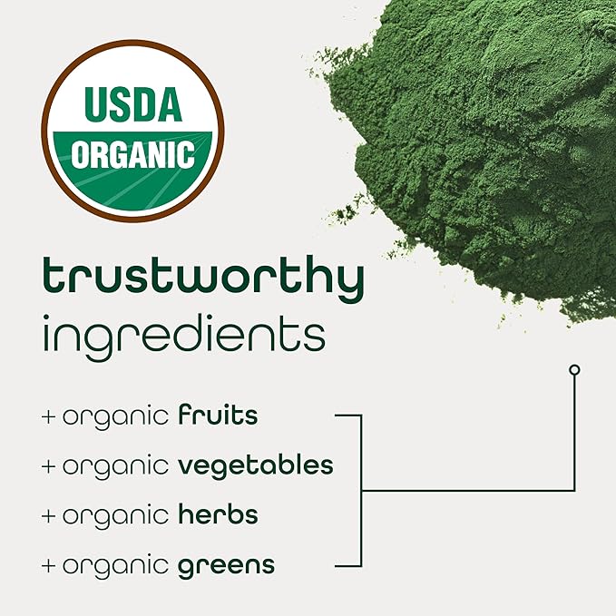 Zena Nutrition Organic Supergreens Greens Powder 70+ Superfoods Mixed Berry 30 Drink Mix Packets + Pure Colostrum Capsules 1500mg Supplement 1 Month Supply 90 Capsules