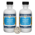 Calcium Lactate / 6 Ounces / 2 Bottles / 99% Pure USP-FCC Food Grade/Fine Powder