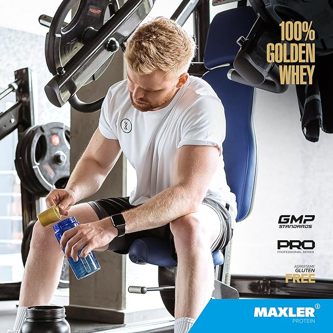 Maxler 100% Golden Whey Vanilla Ice Cream and Raspberry Cheesecake Bundle