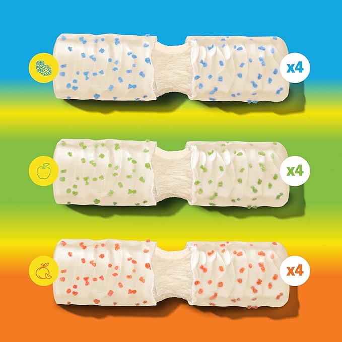 BUILT Bar Sour Puff Protein Bars - Variety Pack - 16g Protein Snack Bars with Collagen - Calorie Conscious &amp Gluten Free - 12 Count