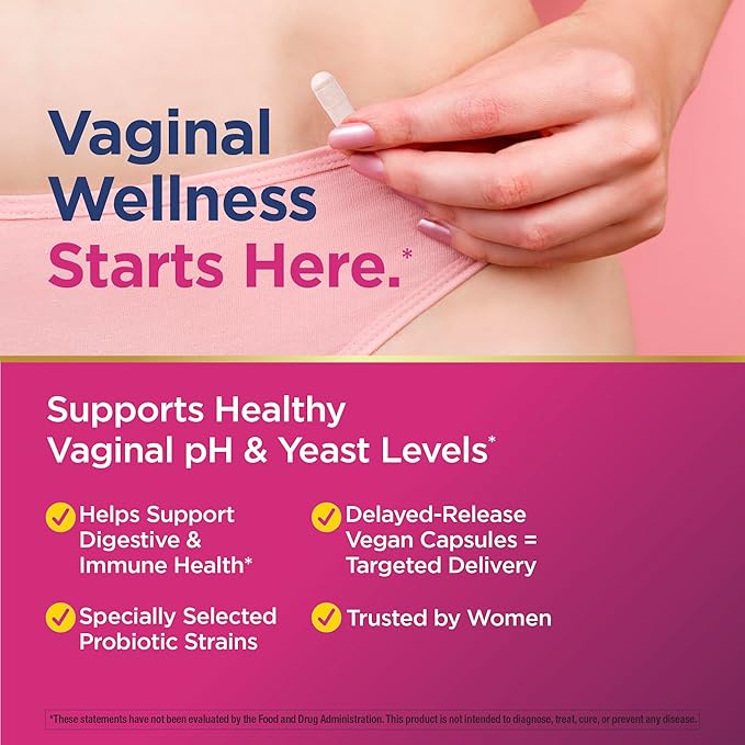 Renew Life Ultimate Flora Women's Probiotic and Prebiotics | 25 Billion CFU | 30 Delayed Release Capsules | 3 in 1 Synbiotic | Supports Digestive and Immune Health | Dairy Soy and Gluten-Free
