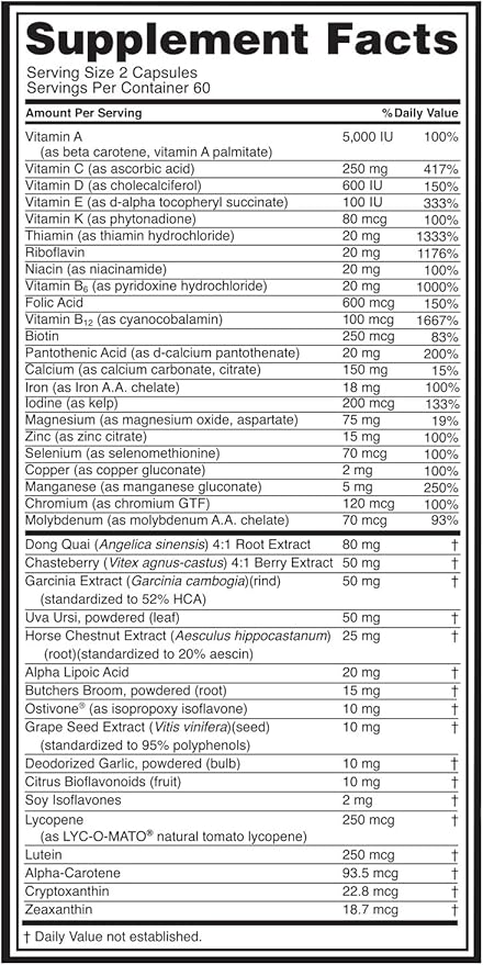 Optimum Nutrition Opti-Women Women's Multivitamin (2-pack)