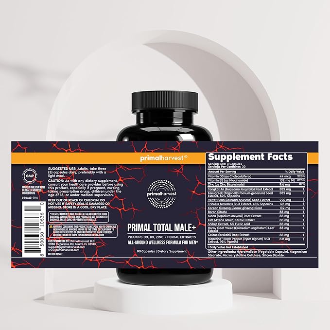 Primal Harvest Daily Two-Step Routine | NAD+ + Total Male | 2 Pack | 30 Day Supply