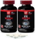 Turmeric Root - Eye Vision Guard - Lutein Grape Bilberry Fruit Quercetin Dihydrate Taurine Milk Thistle L-Glutathione Turmeric Root Grape Bilberry Fruit 2 Bottles 120 Capsules