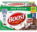 Boost High Protein Balanced Nutritional Drink Rich Chocolate Muscle Health &amp Energy with Protein Vitamins &amp Minerals 25% Less Sugars 8 FL OZ Bottles 12 CT (Pack of 1)