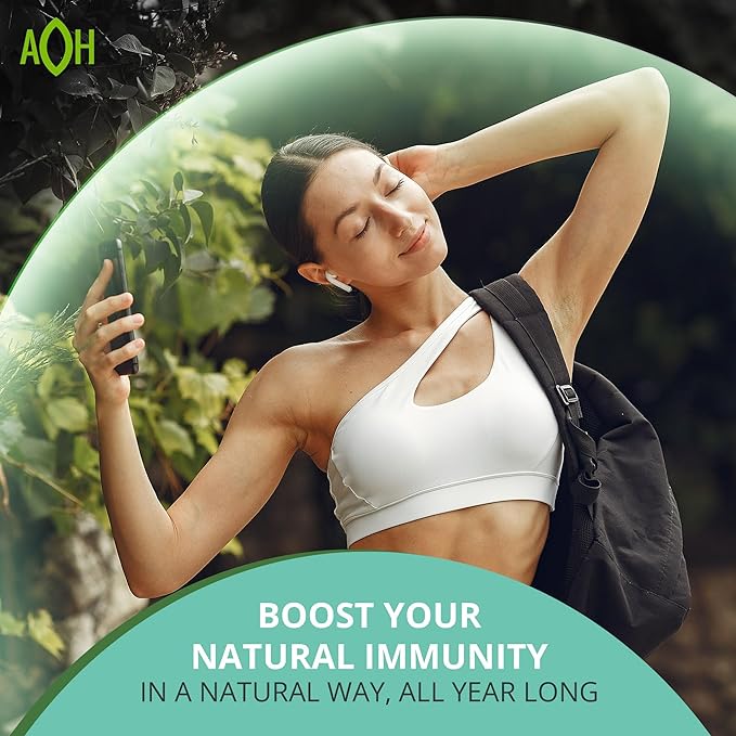 ADAPTOHEAL Immuneheal – Adaptogen Immune System Booster Supplement with Schisandra Chinensis Ginseng and Mushroom Extract (180 Capsules)