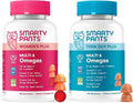 SmartyPants Mother &amp Son Daily Nutrition Bundle: Women’s + Teen Guy Multivitamin Gummies with Omega-3 Methylfolate Vitamins D3 B12 A &amp Zinc – Gluten Free Non-GMO 90 &amp 60 Count (Pack