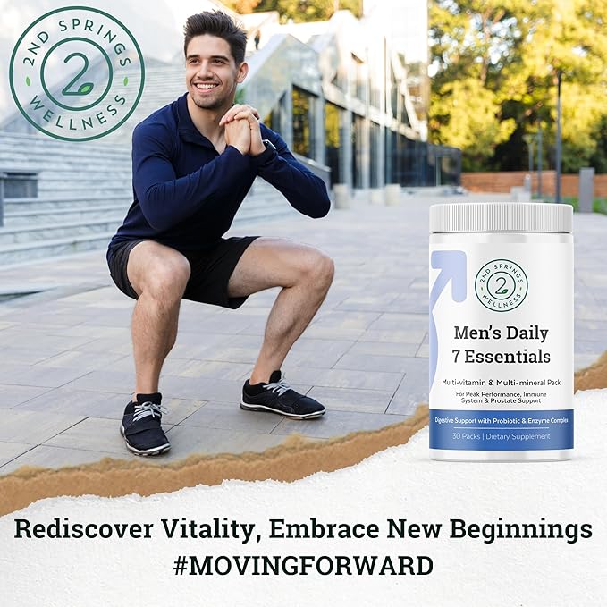 Men's &amp Women's Daily 7 Essentials Bundle - Complete Multivitamin Packs for Optimal Health and Vitality