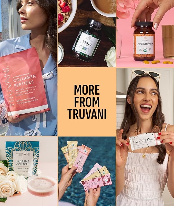 Truvani Vegan Pea Protein Powder | Peanut Butter | 20g Organic Plant Based Protein | Single Serving Travel Packets | 10 Servings | Keto | Gluten &amp Dairy Free | Low Carb | No Added Sugar (Pack of 2
