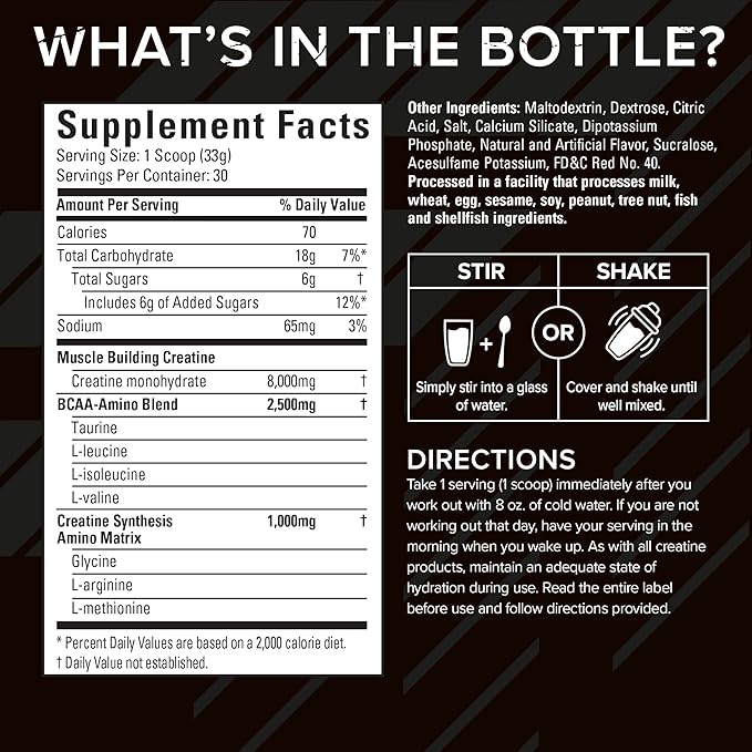 Six Star Elite Series 100% Whey Protein Plus Triple Chocolate 1.8lbs US &amp Creatine Powder Creatine X3 | Creatine HCl + Creatine Monohydrate Powder