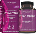 Reserveage Beauty Resveratrol 250 mg - Best Trans-Resveratrol - Vegan Antioxidant Supplement for Cellular &amp Heart Health - Aids Healthy Aging &amp Immune Health - 60 Vegetable Capsules