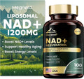 Liposomal NAD+ Supplement 1200mg with Trans Resveratrol - Boost NAD+ Levels Energy &amp Anti-Aging Support - Vegan 100 Capsules