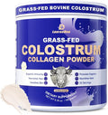 Grass-Fed Bovine Colostrum Collagen Powder for Women &amp Men Hydrolyzed Collagen Peptides Powder with Probiotics | Gut Health Immune Support Hair Skin Nail &amp Joint Support Supplement - Sug