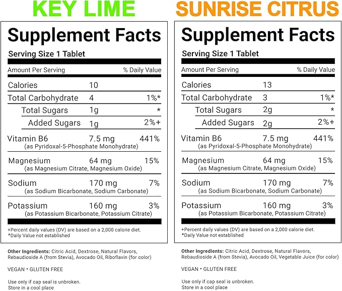 Lime &amp Citrus All Natural Hydration &amp Kidney Health Supplement to Combat Calcium Oxalate Crystal Formation 80 Tablets