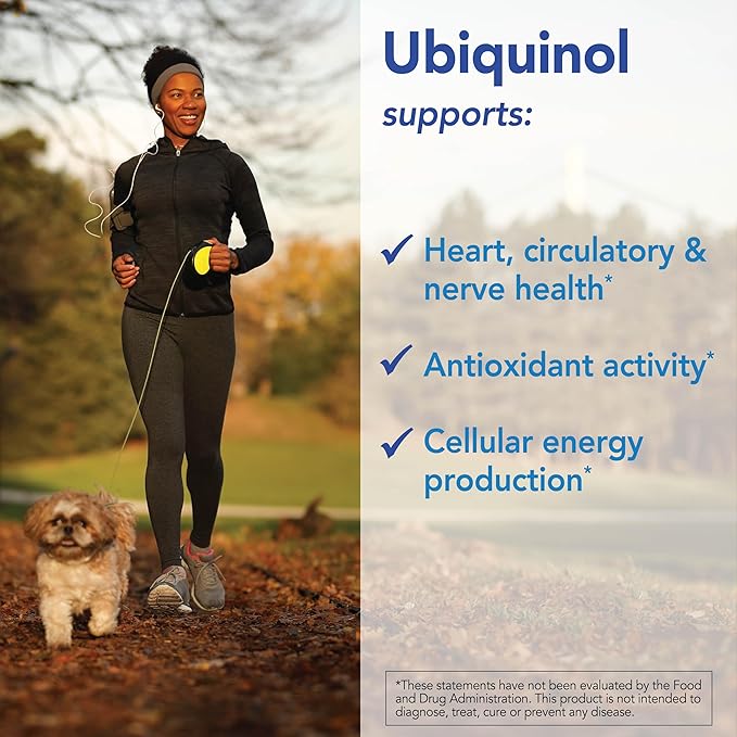 Patient One Ubiquinol 100 mg | Supplement to Support Heart and Vascular Health* | Active Antioxidant Form of CoQ10 | 60 Capsules