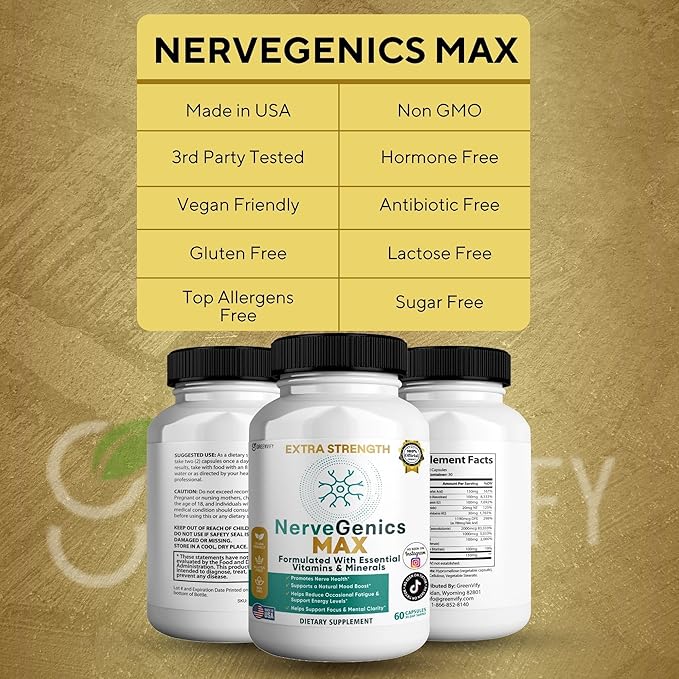 NerveGenics Max 60 Capsules 30-Day Supply (2)