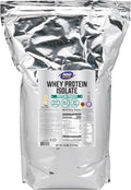 NOW Foods Sports Nutrition Whey Protein Isolate 25 g With BCAAs Creamy Vanilla Powder 10-Pound